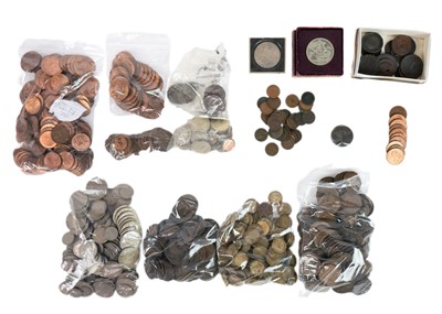 Lot 28 - GB coinage - pre-decimal and decimal coinage including 1902 low tide and H/KN pennies