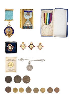 Lot 205 - Primrose League, Masonic, Tokens, FOB etc