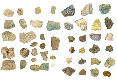 Lot 11 - A collection of minerals.