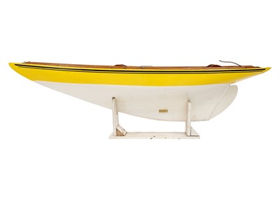 Lot 45 - A 4ft pond yacht by Reg Phillips St Mary's Isles of Scilly.