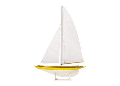 Lot 45 - A 4ft pond yacht by Reg Phillips St Mary's Isles of Scilly.