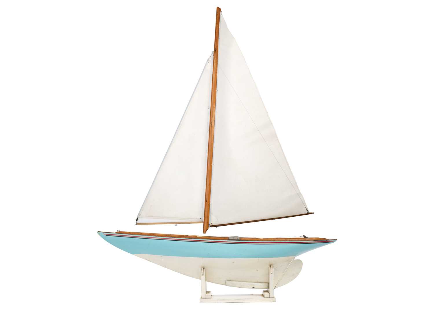 Lot 78 - A 3ft 9" pond yacht by Reg Phillips of St Mary's Isles of Scilly.