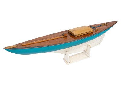Lot 15 - A 4ft 9" pond yacht by W E Phillips St Mary's Isles of Scilly.