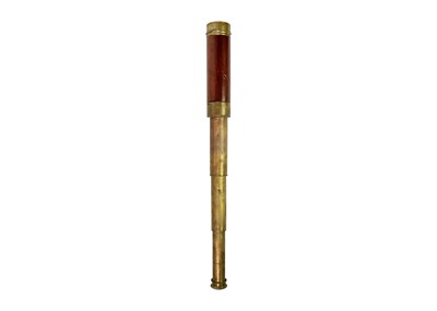 Lot 1636 - A brass field microscope by W Gregory & Co London.