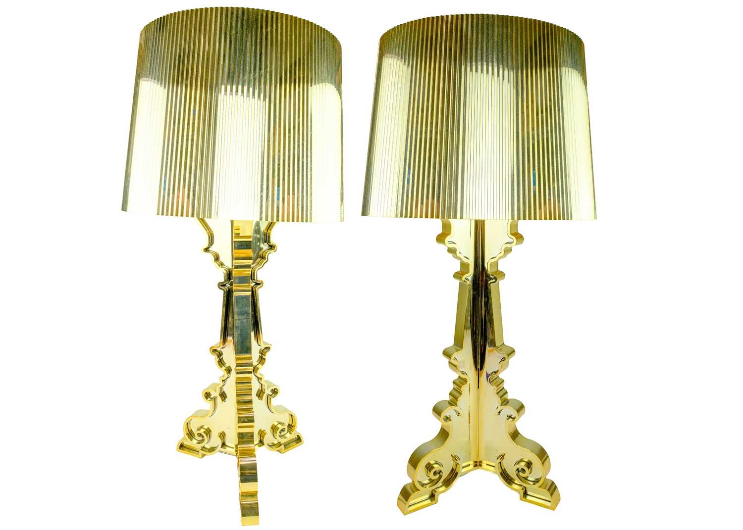 Mini lampe de bureau Kabuki Kartell en cristal de Ferruccio Laviani sur