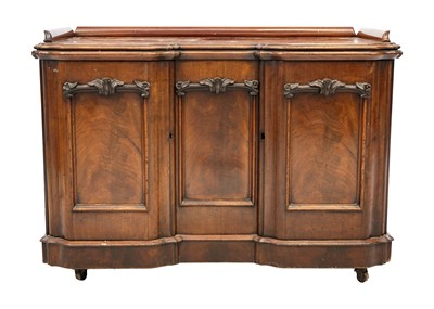 Lot 648 - A Victorian mahogany small cabinet/chiller.