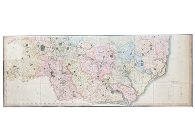 Lot 215 - Bryant's large scale map of Suffolk