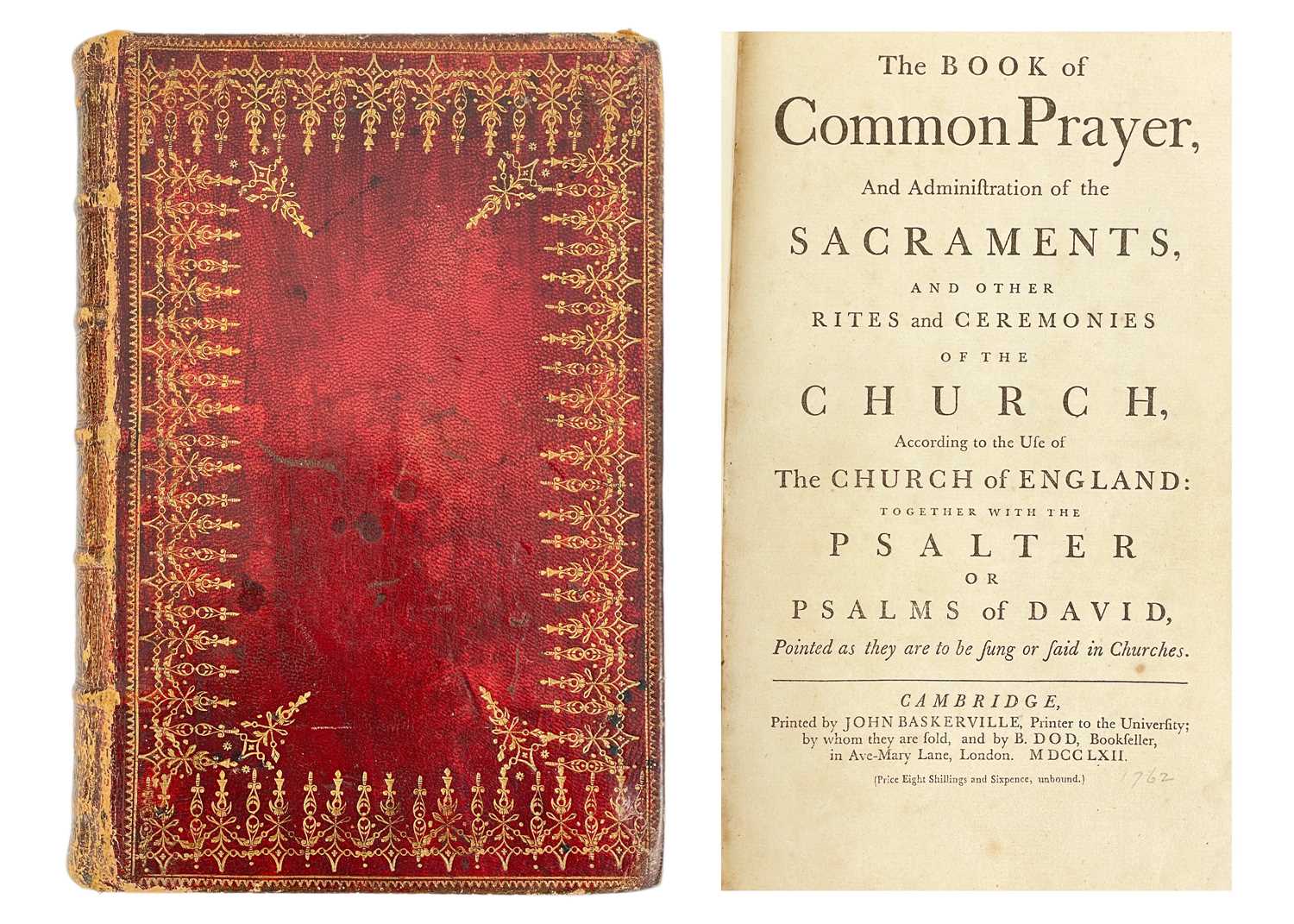 Lot 310 - (Baskerville binding) 'The Book of Common Prayer,'
