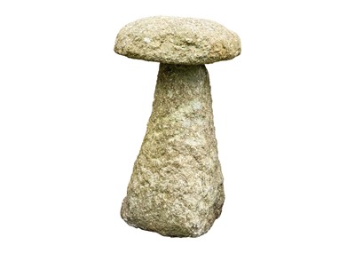 Lot 556 - A Cornish granite staddle stone.