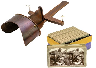 Lot 124 - A cased set of 'The Great War' stereoscopic slides.