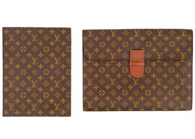 Lot 314 - A Louis Vuitton folder and a document holder.