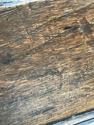 Lot 1655 - A small oak coffer.