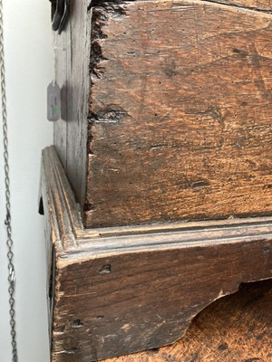 Lot 1655 - A small oak coffer.