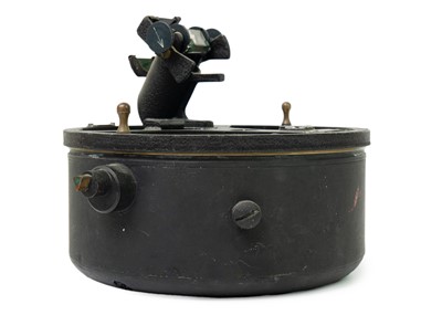 Lot 514 - A Kelvin Hughes gimble compass with azimuth circle.