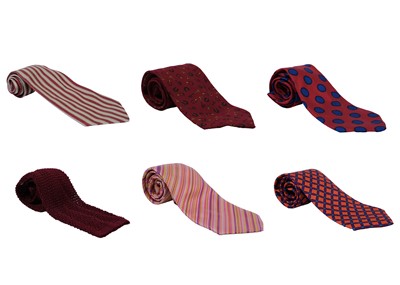 Lot 325 - Six designer ties.