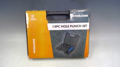 Lot 33 - A Toolzone, 14pc Hole Punch Set.