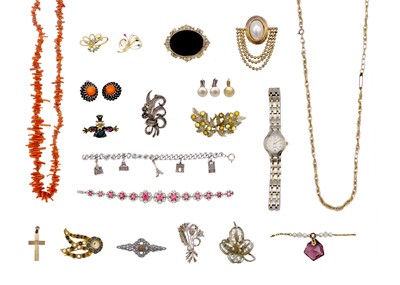 Lot 259 - A collection of costume jewellery.