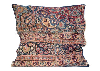 Lot 256 - A Kerman fragment covered cushion, circa 1920.