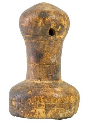 Lot 111 - A Persian carved wood seal.