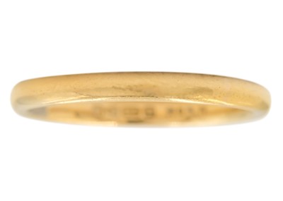 Lot 238 - A 22ct band ring by Fidelity.