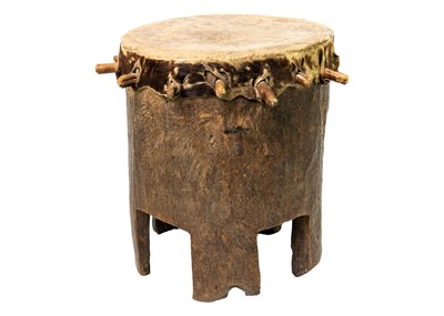 Lot 96 - A Zimbabwean 'Ngoma' drum