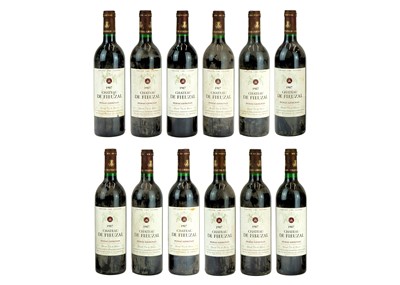 Lot 853 - 12 bottles of Chateau de Fieuzal 1987 Grand Cru Classe.