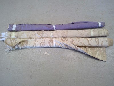 Lot 128 - Three, Part rolls of Upholstery Fabric 1.4...