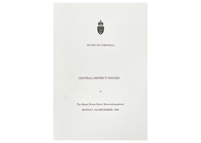 Lot 107 - King Charles  III, when The Prince of Wales