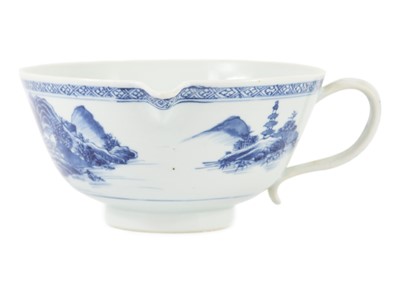 Lot 1006 - A Chinese blue and white porcelain jug, 18th century.
