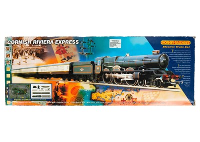 Lot 505 - Hornby "OO" B.R. liveried Cornish Riviera Express boxed set R826