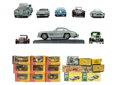 Lot 834 - Boxed Diecast Model Cars and Motorcycles etc.