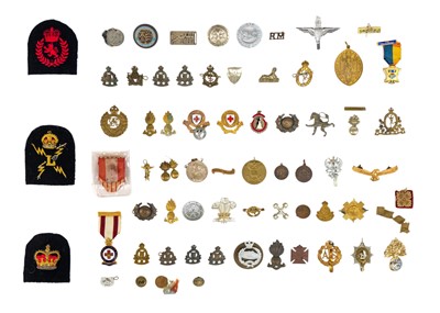 Lot 209 - Cap Badges, Collar Dogs, Medallions etc.