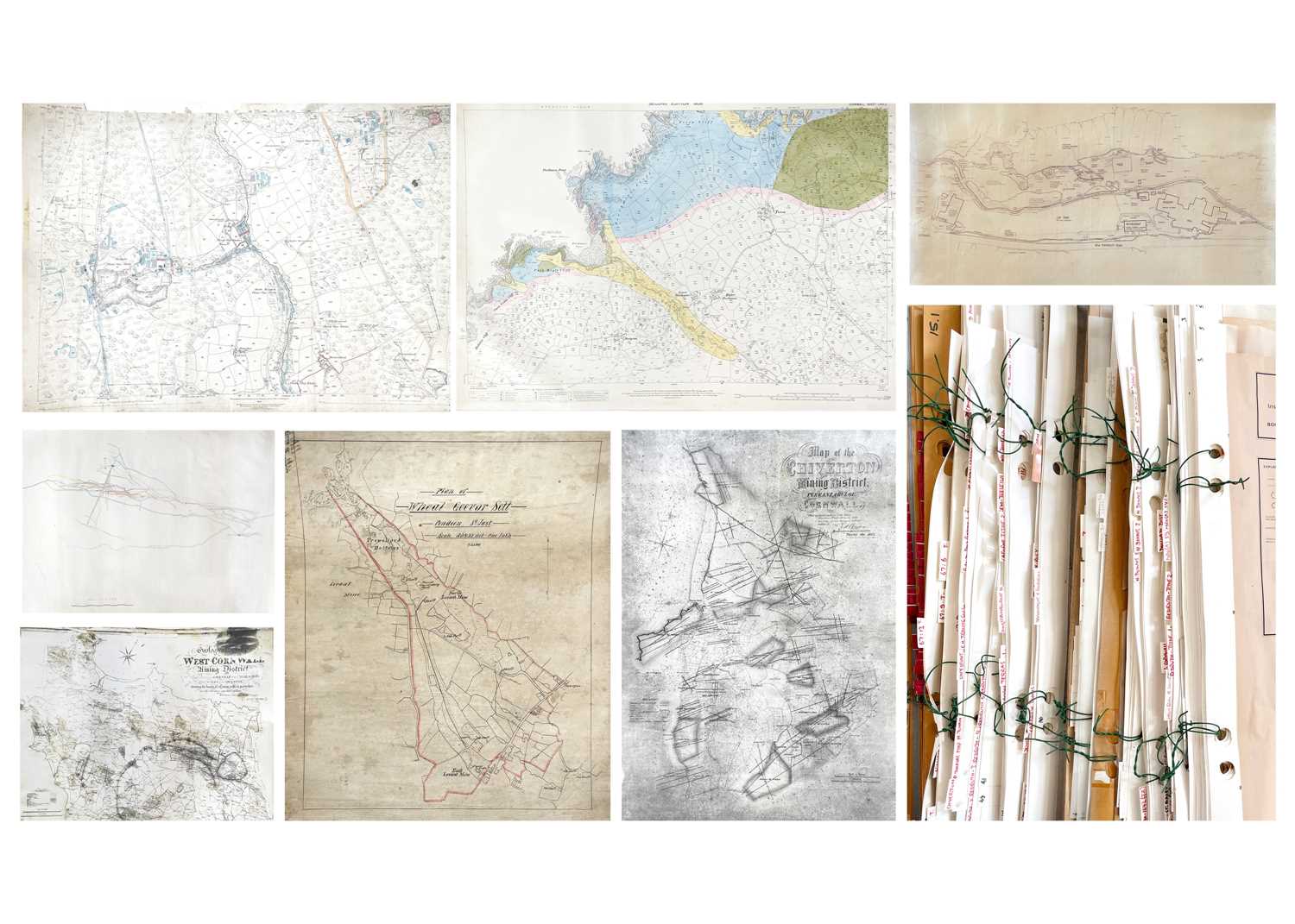 Mining Map Roche Cornwall Lot 419 - (Mining interest). A comprehensive study of