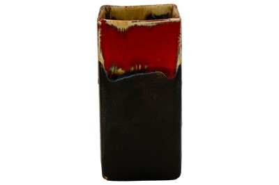 Lot 204 - An Eric Leaper square section vase.