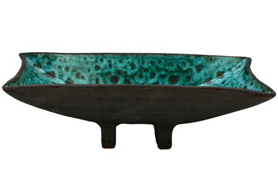 Lot 204 - An Eric Leaper square section vase.