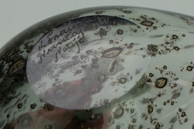 Lot 196 - Finnish Art Glass, Kaj Franck for Nuutajarvi Notsjo, a glass small bird.
