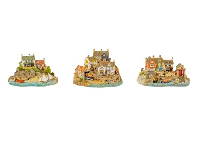 Lot 1363 - A collection of eight Banbury Mint Lifeboat RLNI models by Jane Hart.