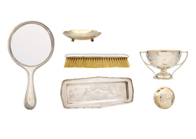 Lot 111 - A selection of silver items.