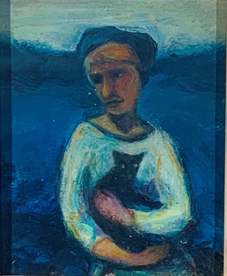 Lot 214A - Zoe CAMERON (b. 1959) Girl With Cat By The Sea...