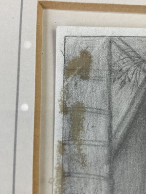 Lot 1248 - A charming 19th century pencil drawing.