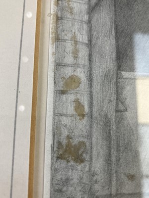 Lot 1248 - A charming 19th century pencil drawing.