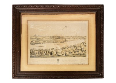 Lot 1325 - A framed print of the Chester Regatta.