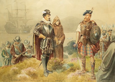 Lot 4 - A Meeting Between The Spaniards and The Scots