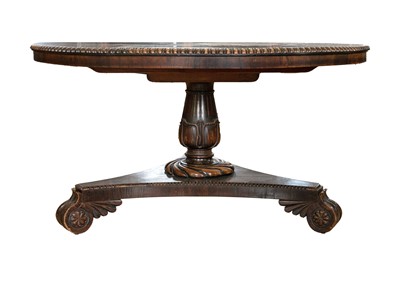 Lot 282 - A Regency rosewood centre table.