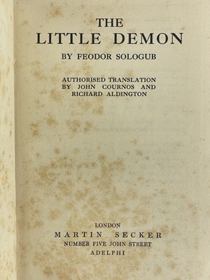 Lot 410 - Early 20th Century Literature