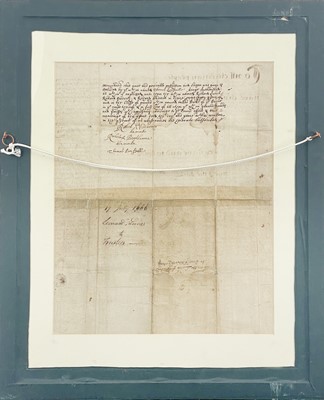 Lot 415 - A 17th century marriage certificate.