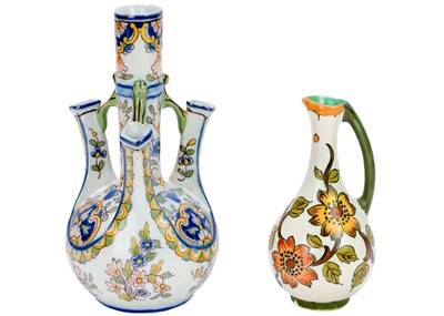 Lot 180 - A pair of Berlin K.P.M figures of fruit pickers.