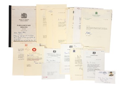 Lot 163 - (Signed)Houses of Parliament letters and signatures