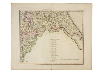 Lot 140 - A New Map Of Yorkshire Divided into Ridings & C