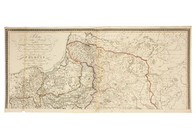 Lot 135 - Map of Poland divided between the co-sharing powers